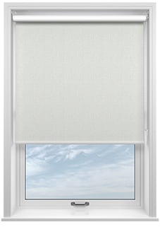 Nairn (Blackout), Soft White - Roller Blind